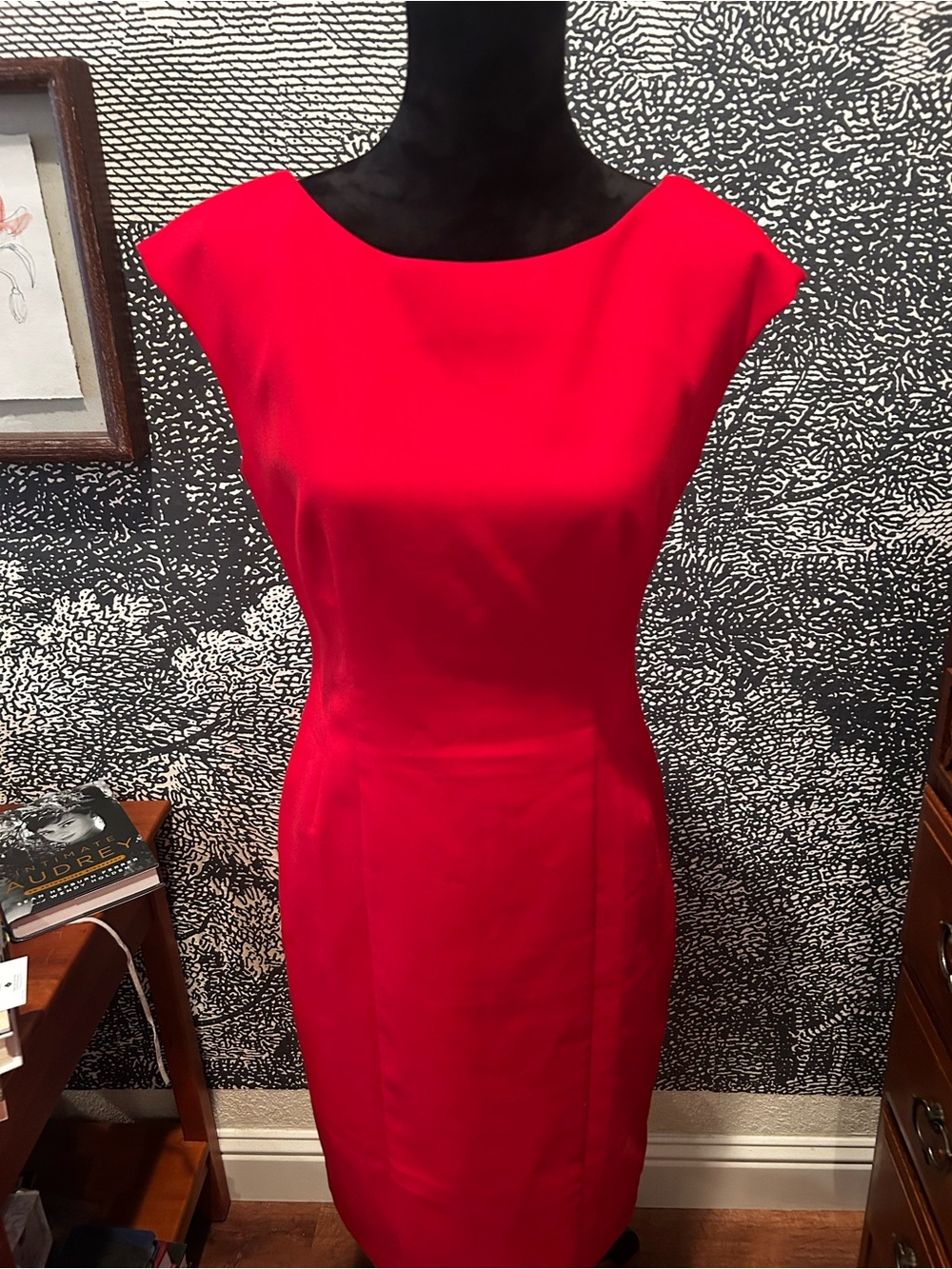 Women’s Maeve by Anthropoligie Red shift dress - Classic Sleek Fit